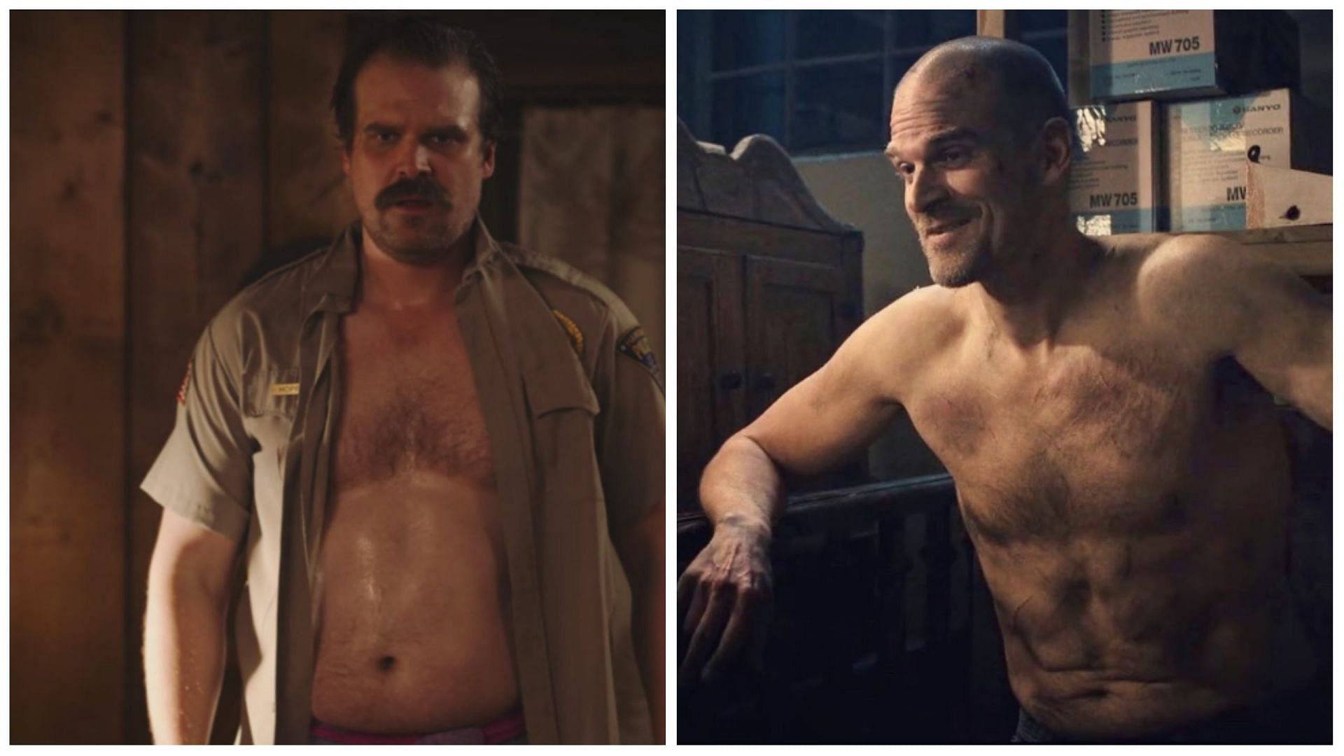 David Harbour ate his meals within a six-to-eight-hour time frame during the day. (Image via Instagram @chiefharbour)