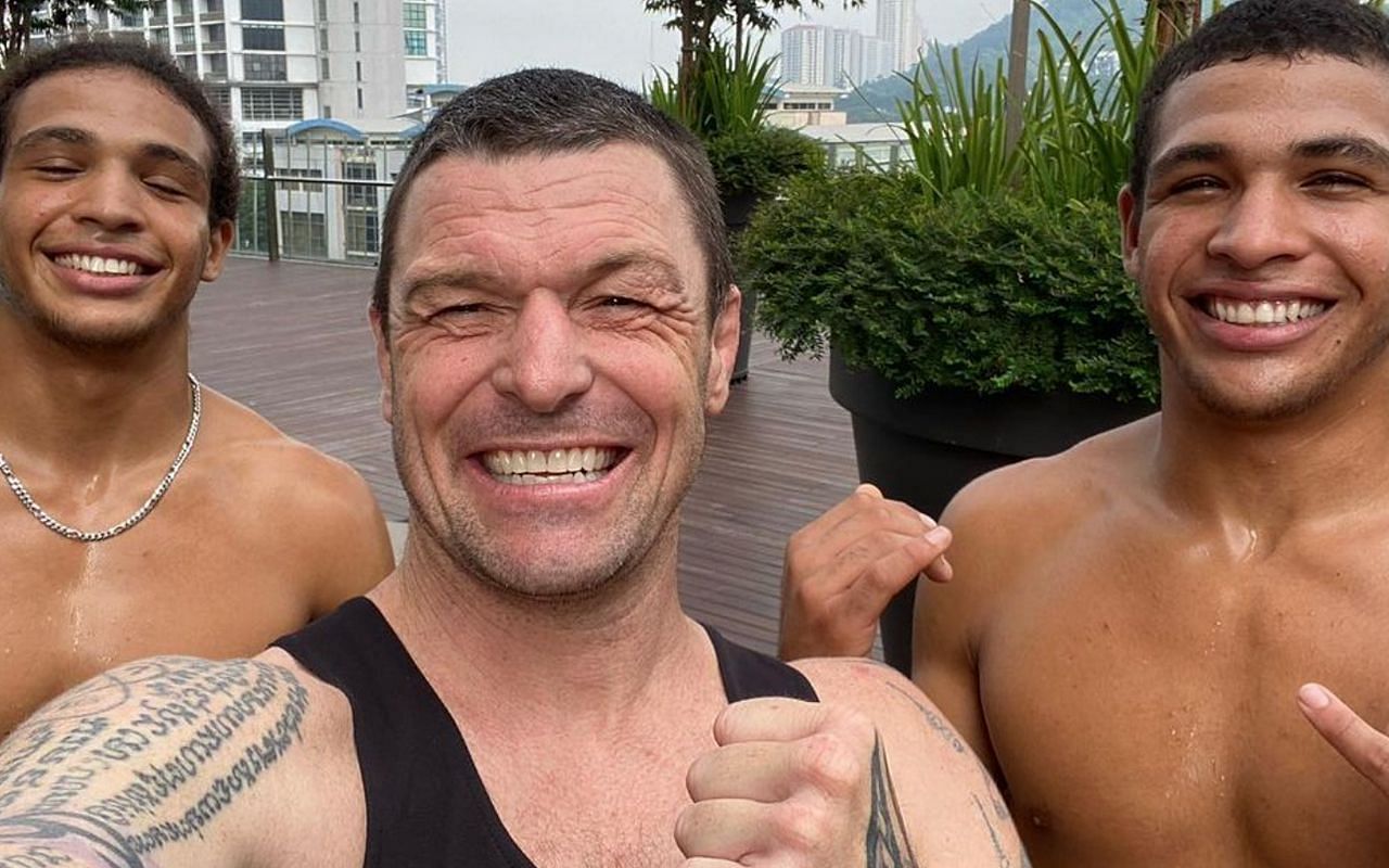 John Wayne Parr (middle) with Kade and Tye Ruotolo. (Image courtesy of ONE)