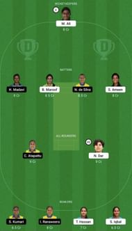 PK-W vs SL-W Dream11 Prediction Team, Women's Asia Cup, Grand League