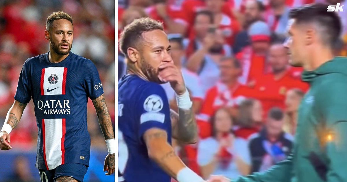 PSG superstar Neymar Jr. was involved in an altercation with referee