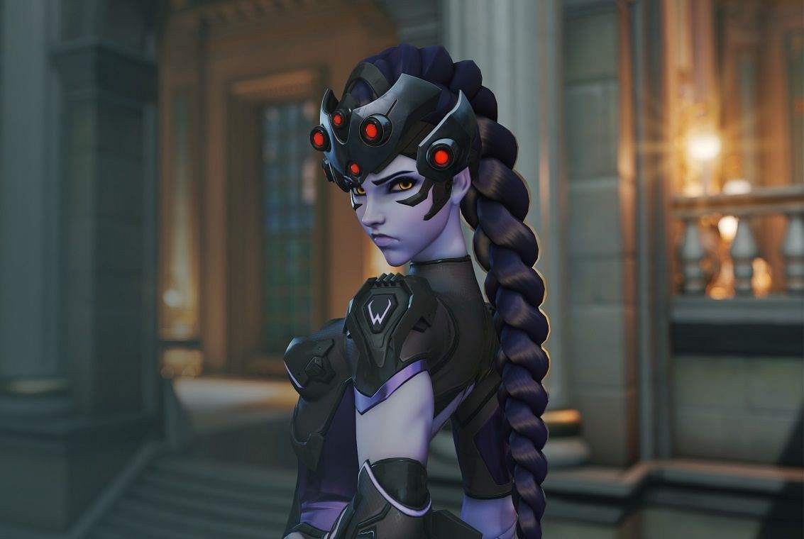 Widowmaker as a counter to Torbj&ouml;rn (image via Blizzard Entertainment)