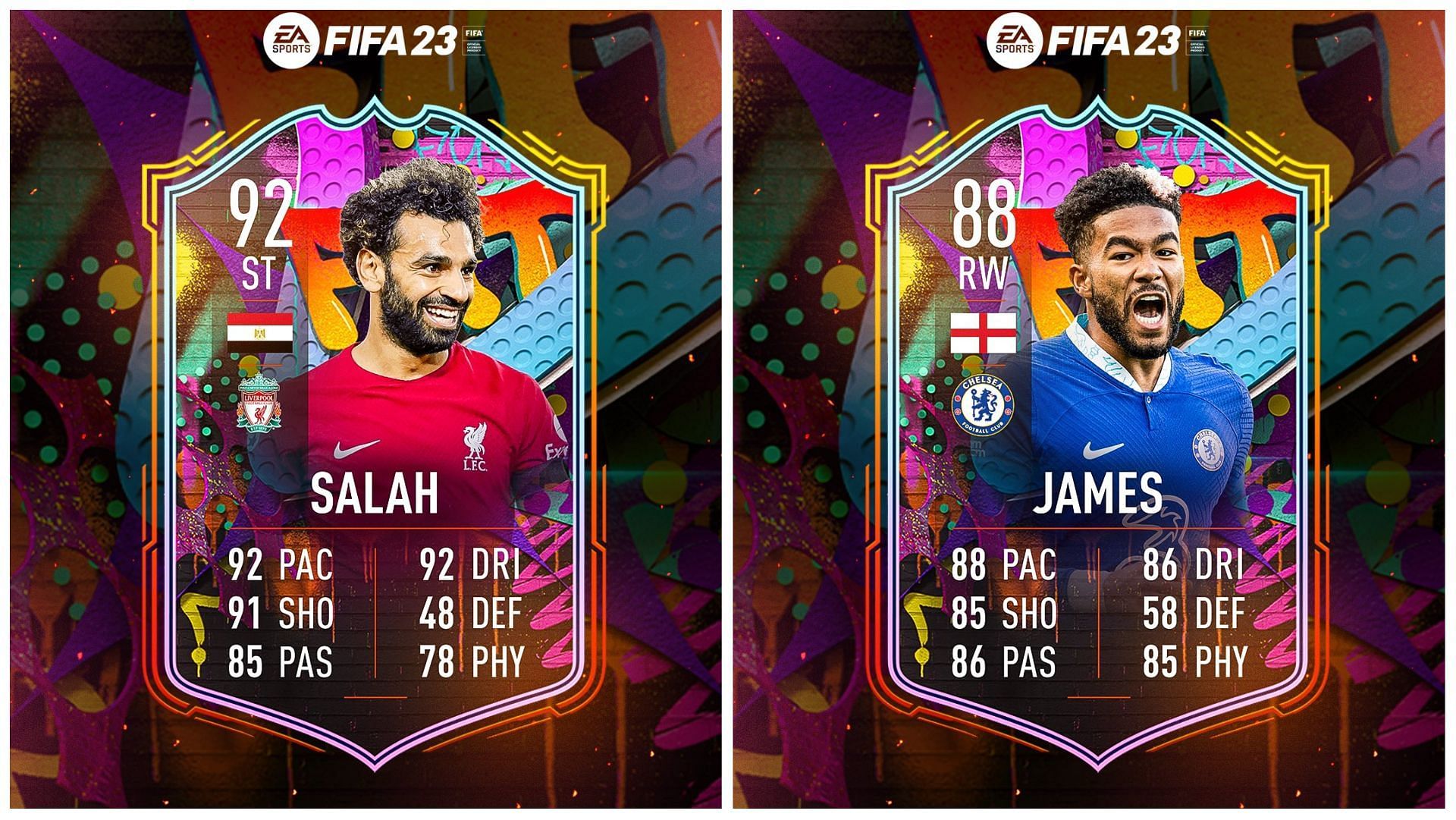 These are the top leaked cards of the upcoming promo in FIFA 23 (Images via Criminal__x and FUT Sherriff on Twitter)