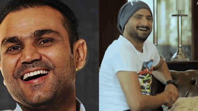 "Log patake phodte hai yeh padosi Tv phodte hai" - Harbhajan Singh joins Virender Sehwag in trolling Pakistan fans after India win IND vs PAK T20 World Cup match