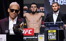 "This fight is only happening because of him" - Charles Oliveira feels Islam Makhachev skipped the line and surfed on Khabib Nurmagomedov's wave to get to a title shot