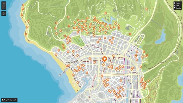 Map locations to find all 200 Jack o' Lantern collectibles in GTA Online's latest event