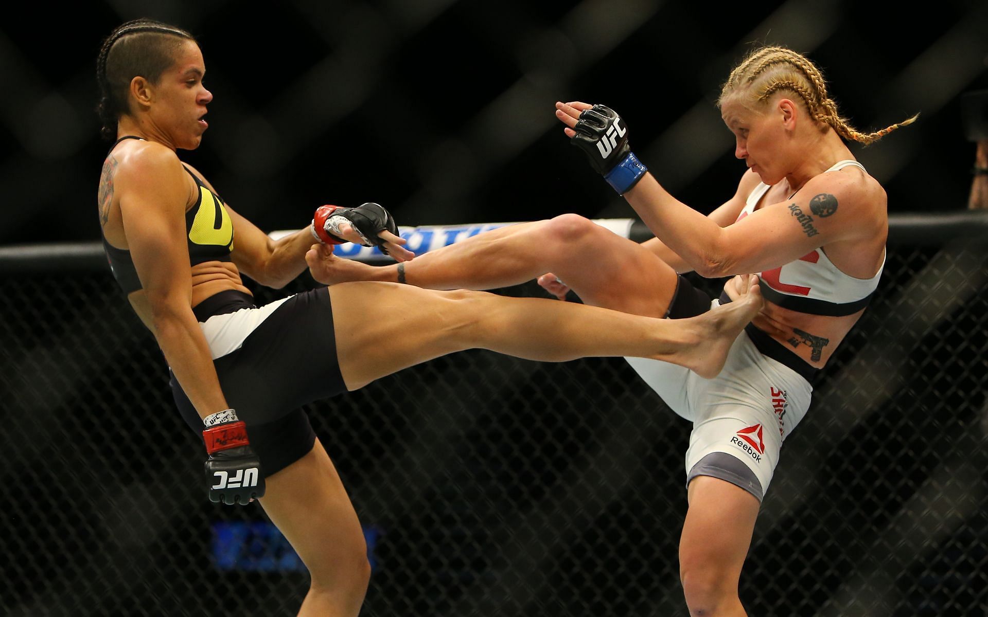 Amanda Nunes (left) and Valentina Shevchenko (right) (Image credits Getty Images)