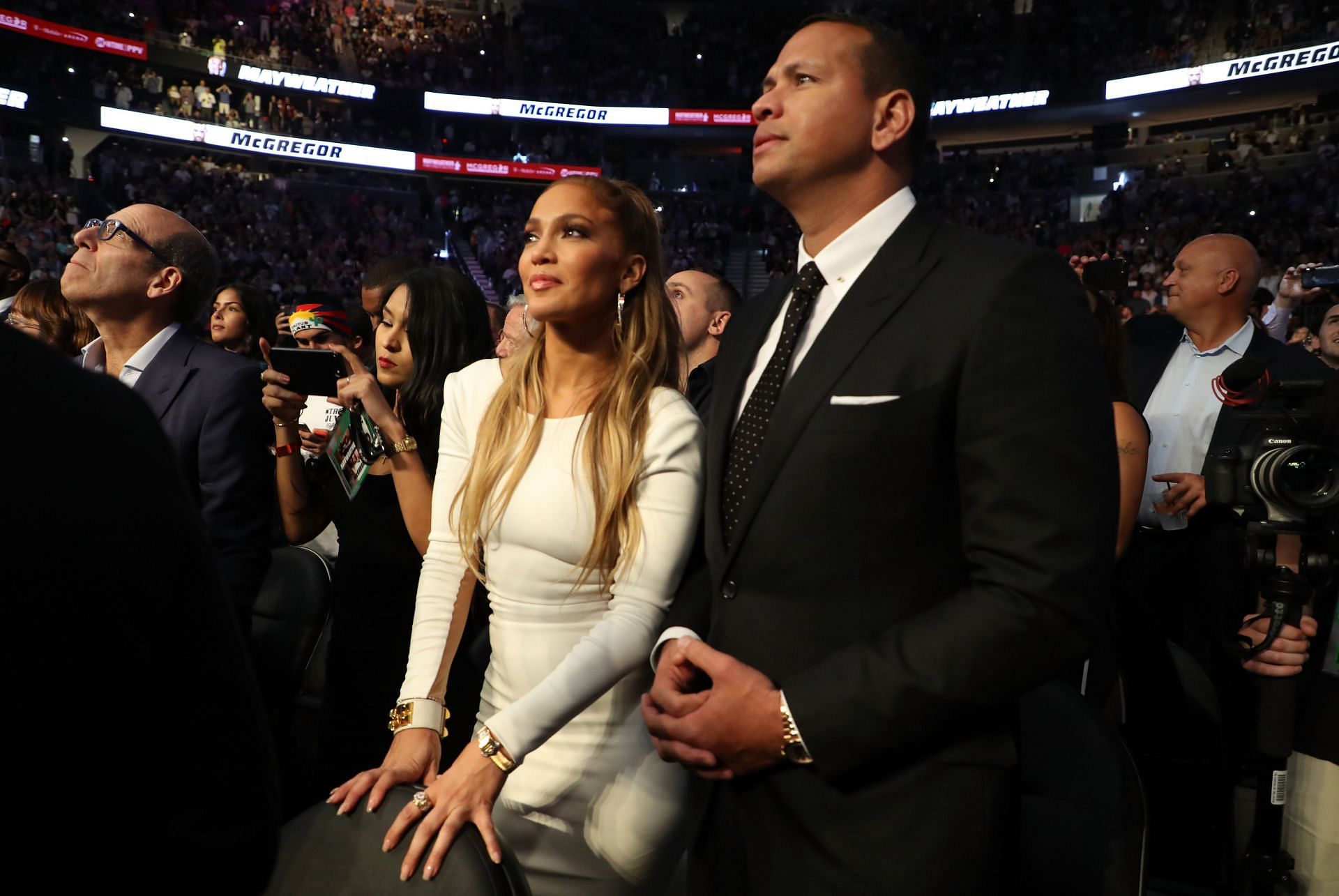 Alex Rodriguez and Lopez were spotted together at various events.