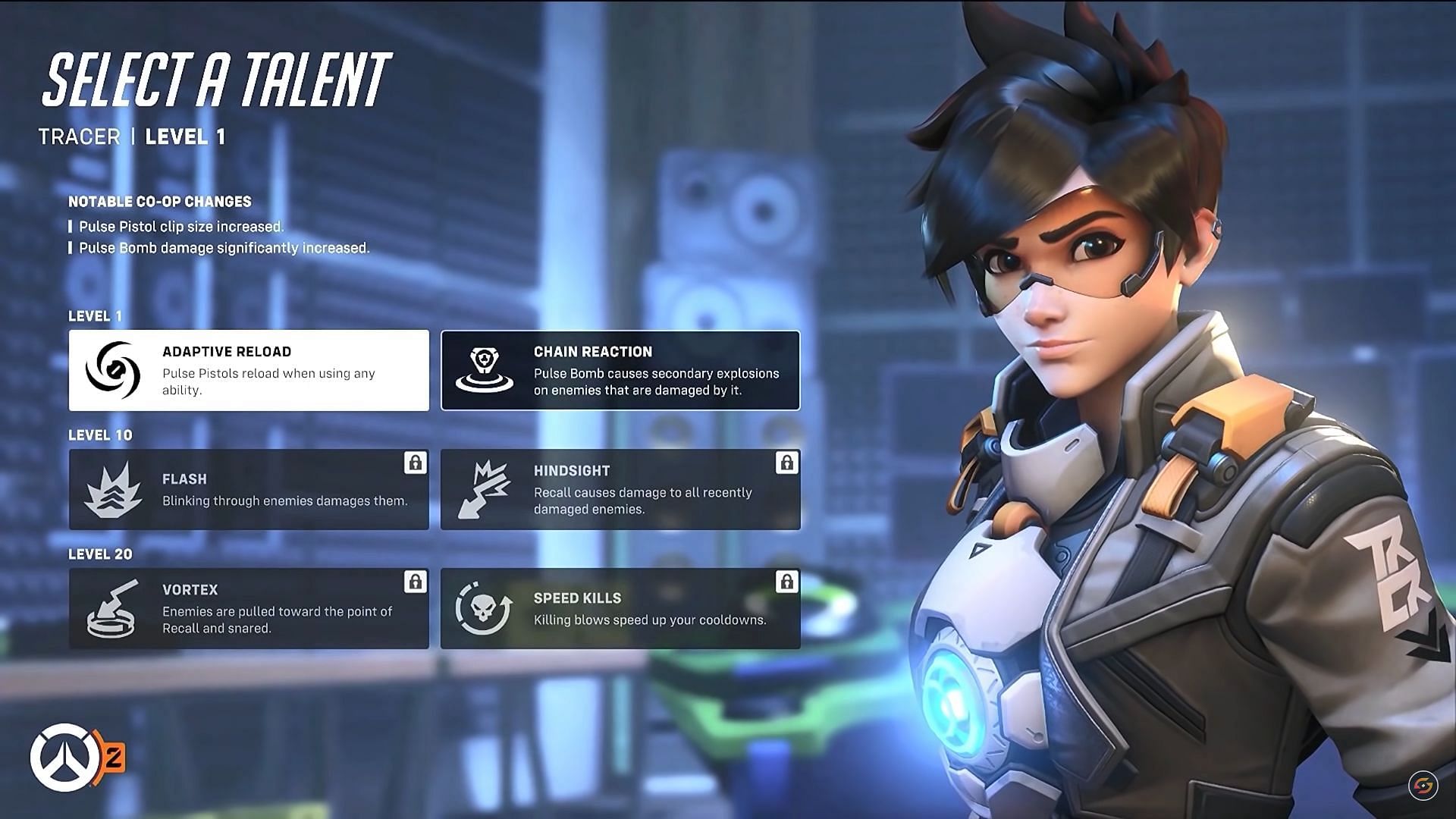 Early iteration of Hero Talent system in Overwatch 2 (Image via Blizzard)