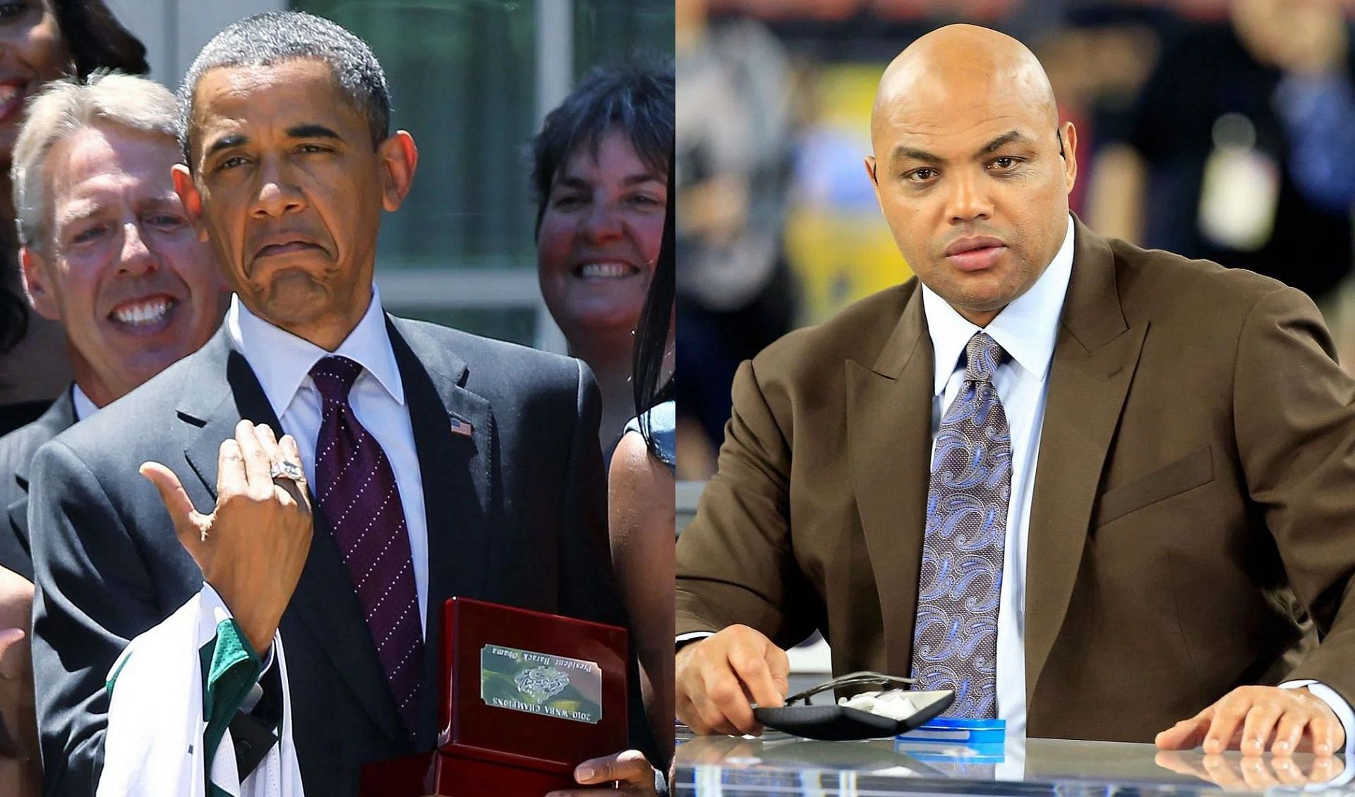 Barack Obama and Charles Barkley