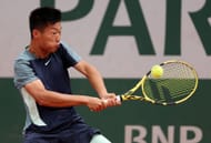 Tseng Chun-hsin at the 2022 French Open.