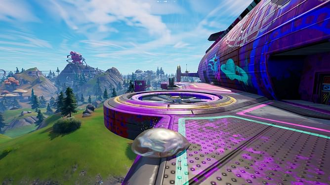 Fortnite: Where to fall 7 stories or more in Chrome Blob form