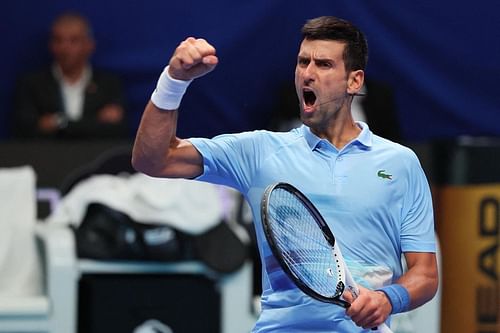 Novak Djokovic at the Tel Aviv Open