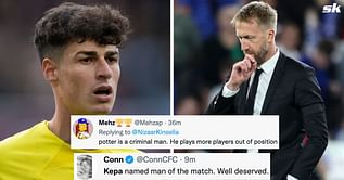Twitter explodes as Kepa Arrizabalaga shines again in Chelsea's frustrating 0-0 draw against Brentford