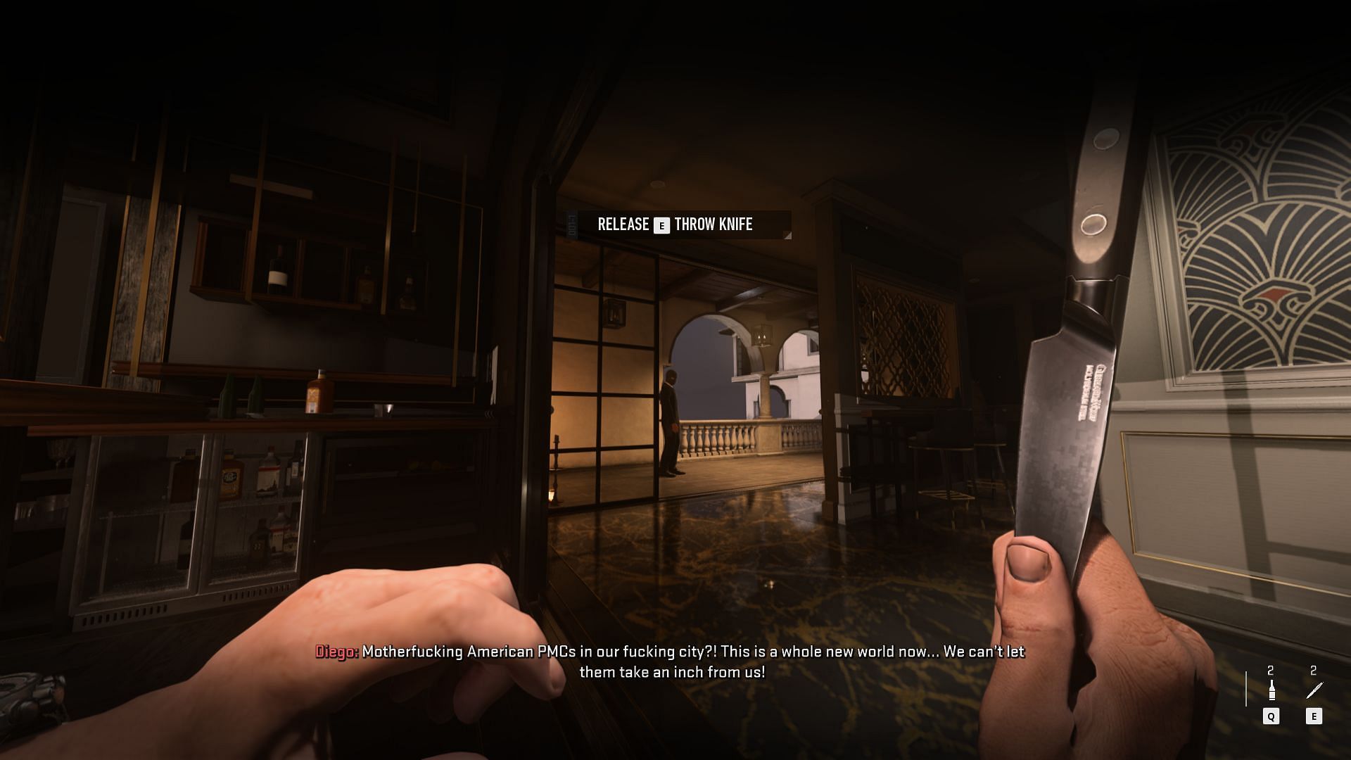 Armed personnel outside a guarded room (image via Activision)