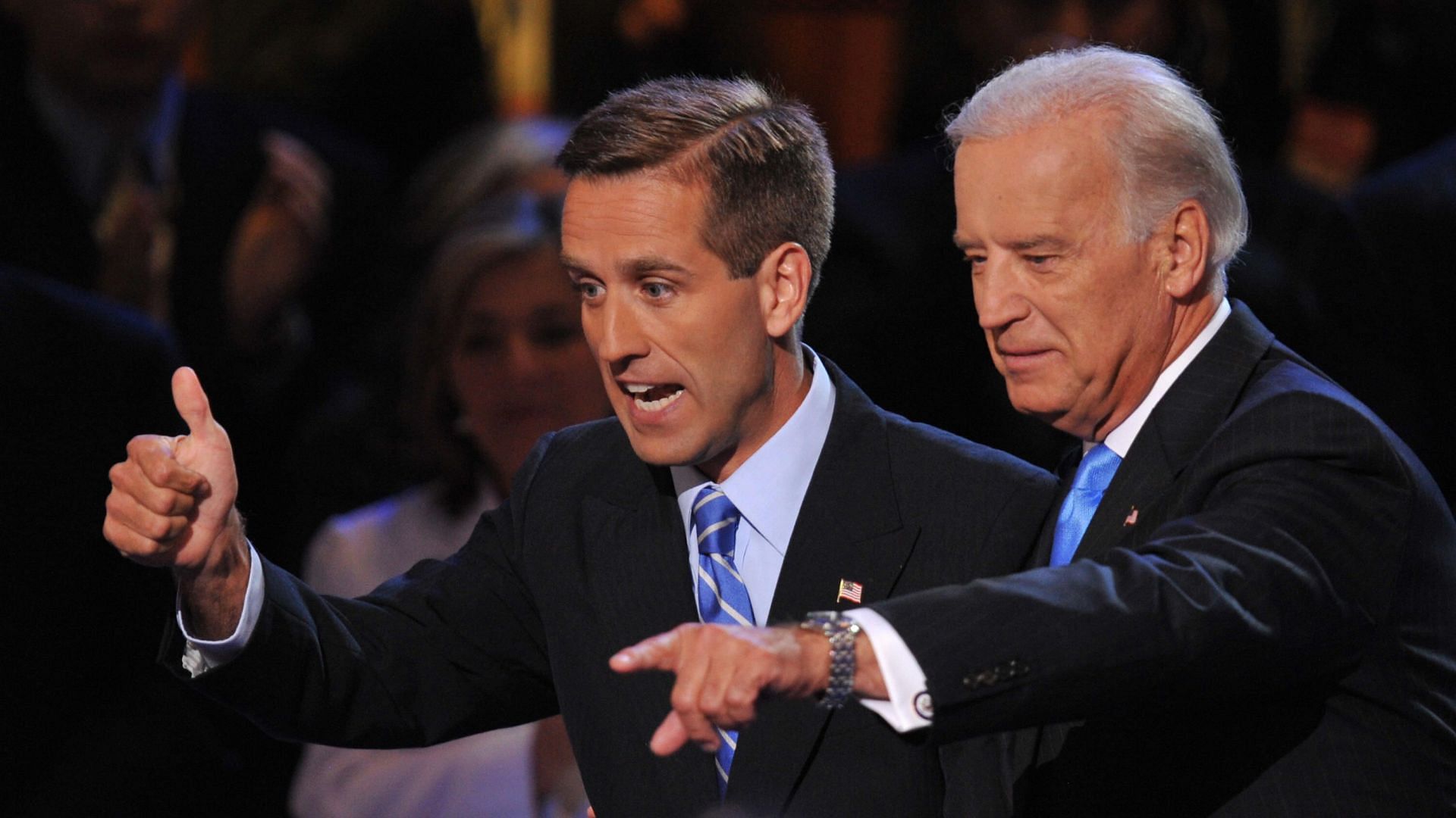 Joe Biden made a false claim about his son Beau Biden (image via Getty Images)
