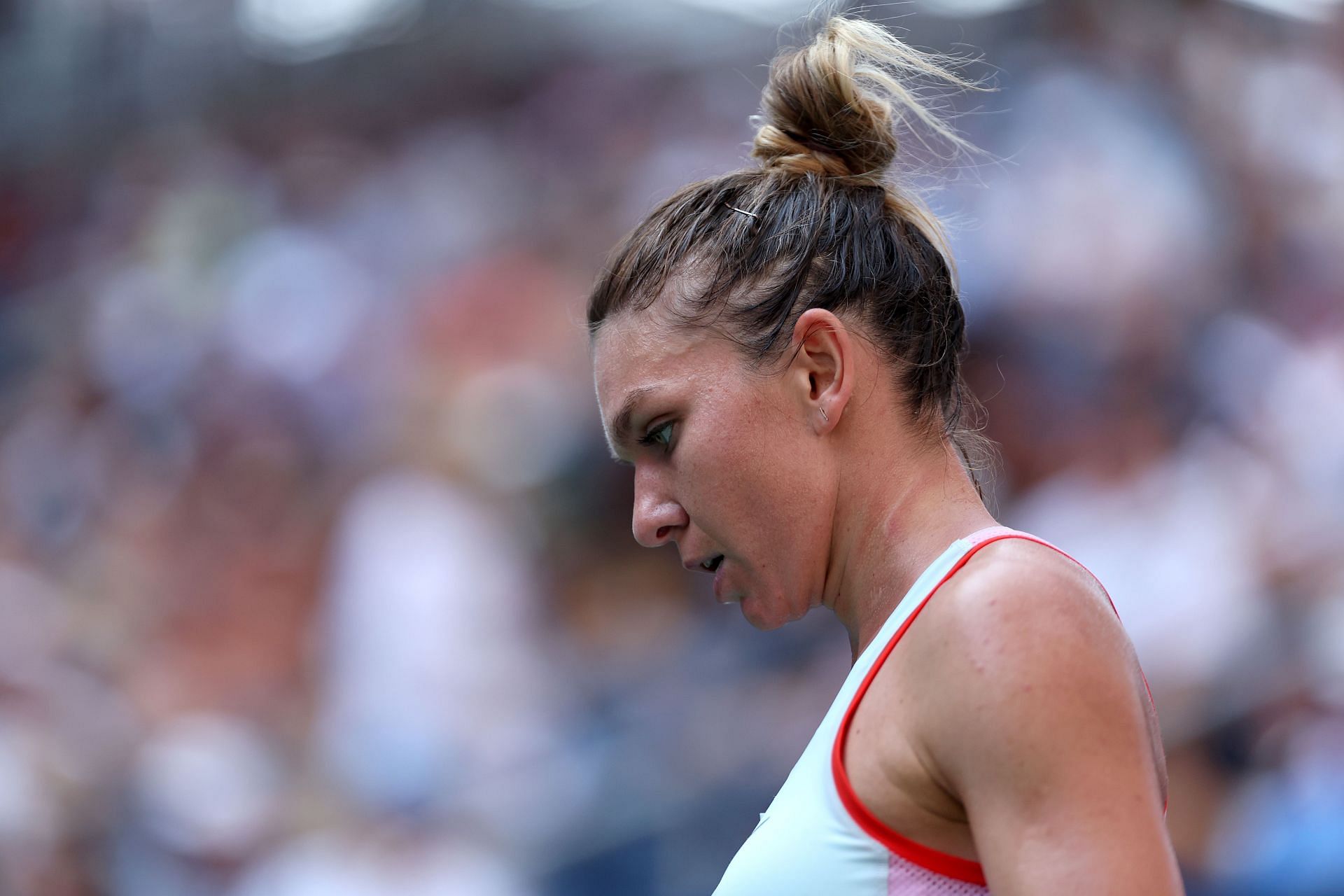 Simona Halep at the 2022 US Open - Day 1