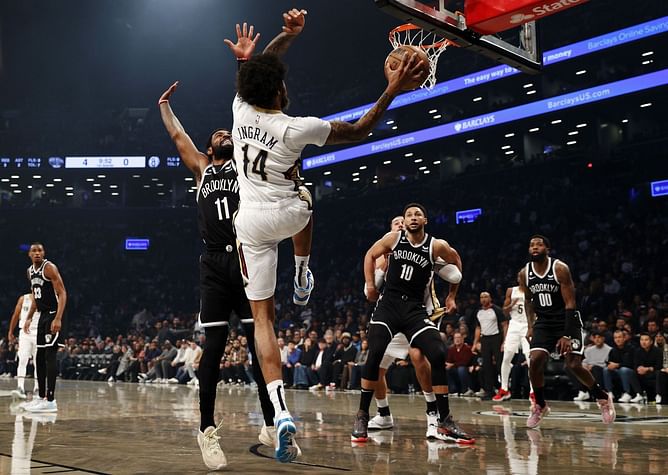 Skip Bayless taunts Kyrie Irving, says he might as well be missing the home game after devastating opening night loss: "Nets are getting BULLIED IN THEIR OWN BUILDING by the Pels"