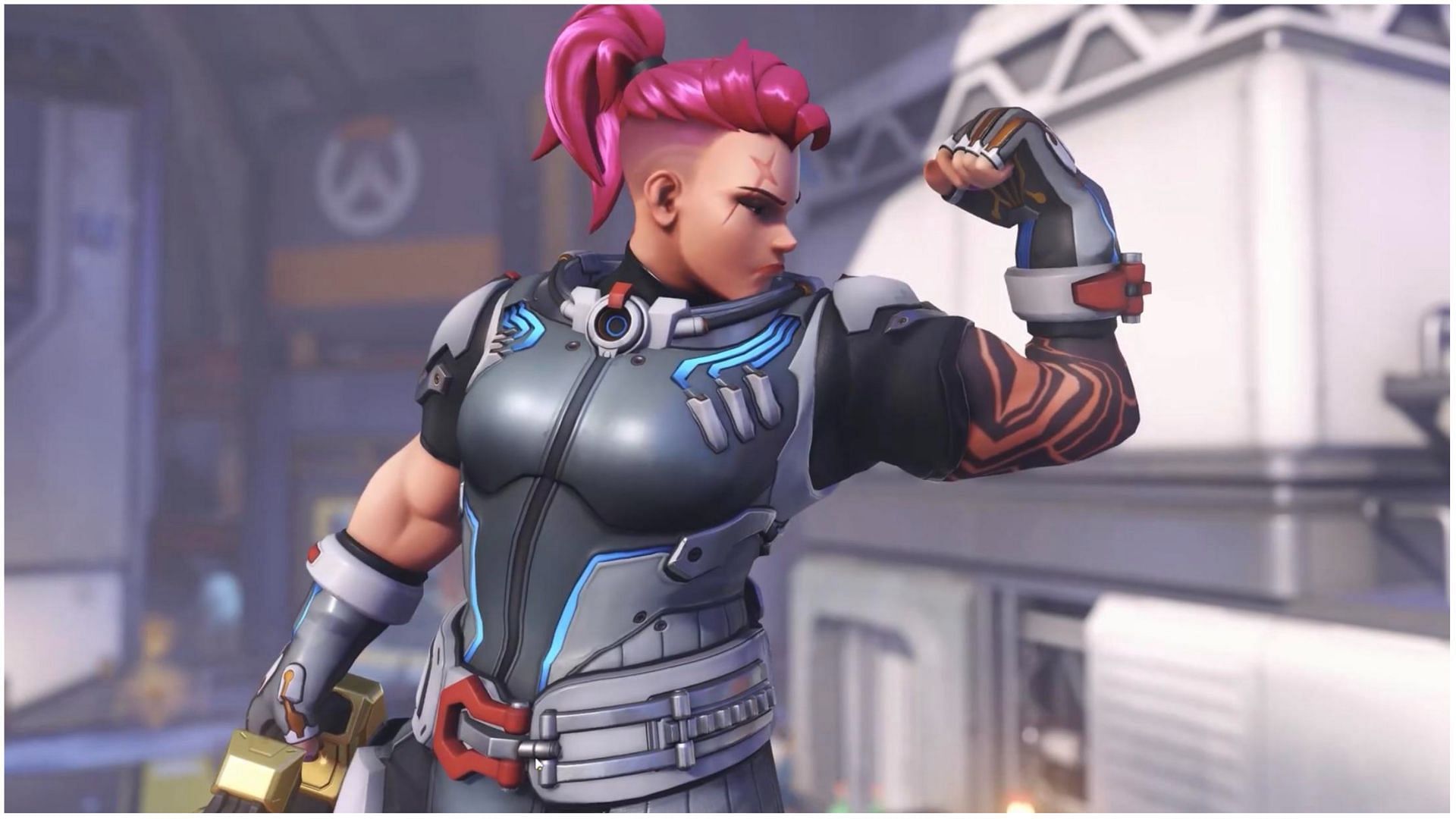 Zarya as seen in Overwatch 2 (Image via Activision Blizzard)