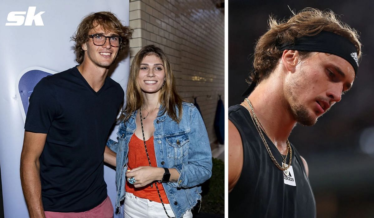 Alexander Zverev with former partner Olga Sharypova