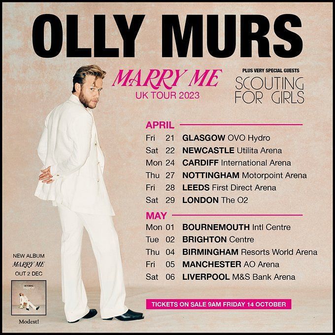 olly murs tour 2023 liverpool
