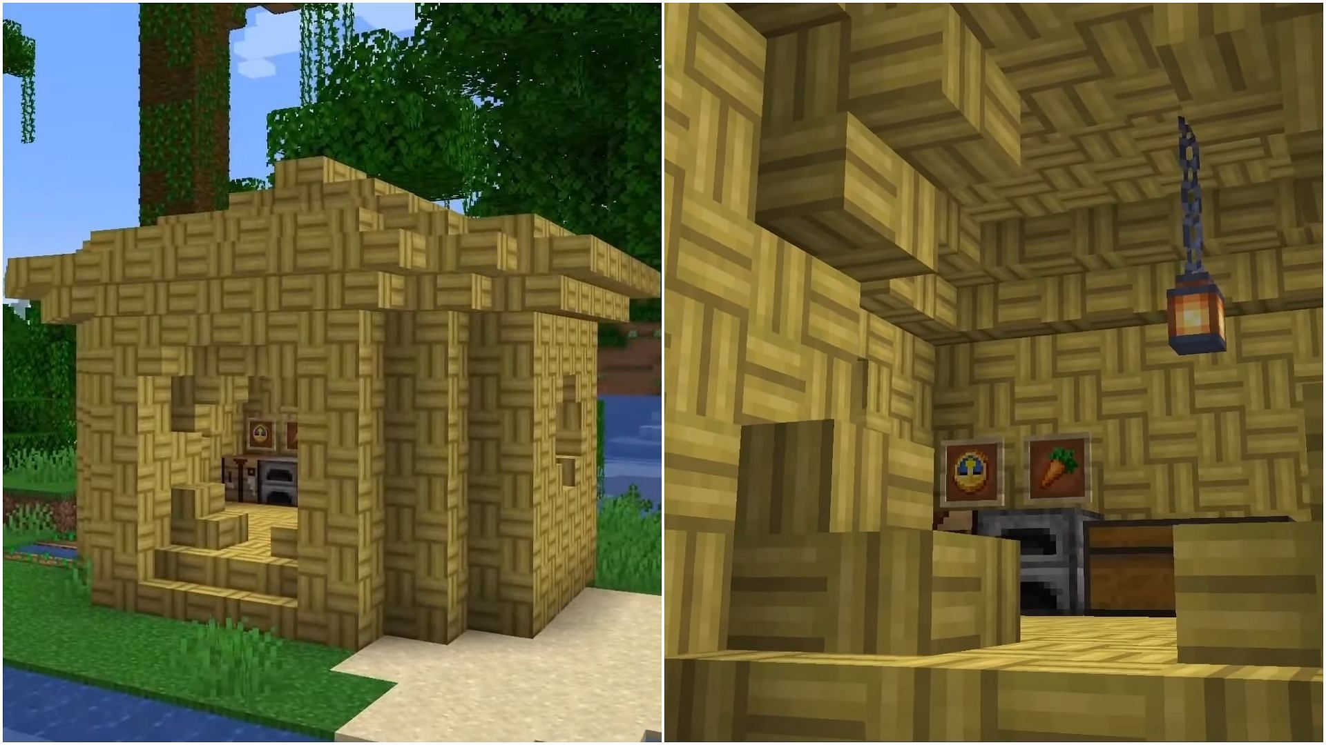 1.20 update will also have a particular mosaic bamboo block with vertical and horizontal bamboo (Image via Sportskeeda)
