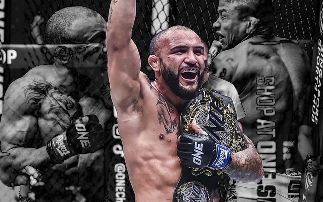 John Lineker says he and his family are still celebrating his world title win against Bibiano Fernandes. [Photos ONE Championship]