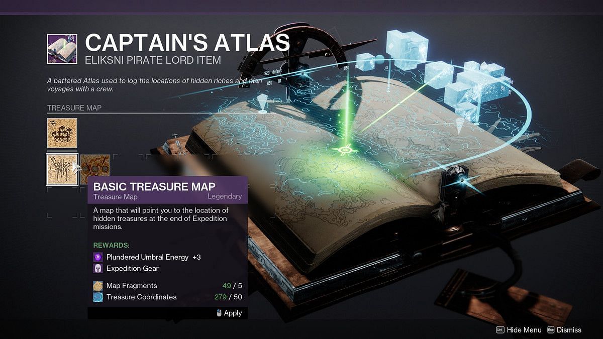 Captain&#039;s Atlas (Image via Destiny 2)
