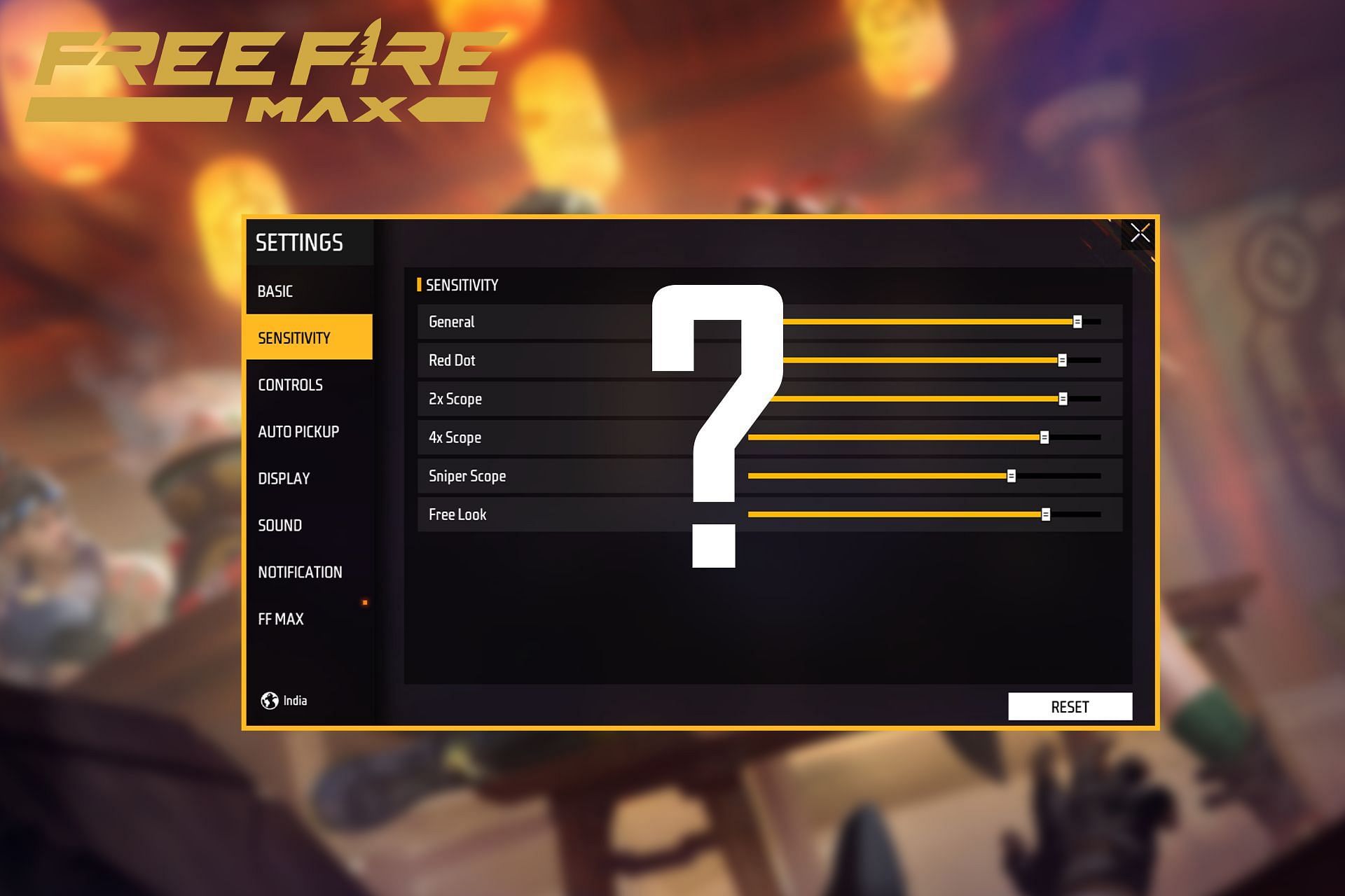 Sensitivity settings play a vital role in Free Fire MAX (Image via Sportskeeda)