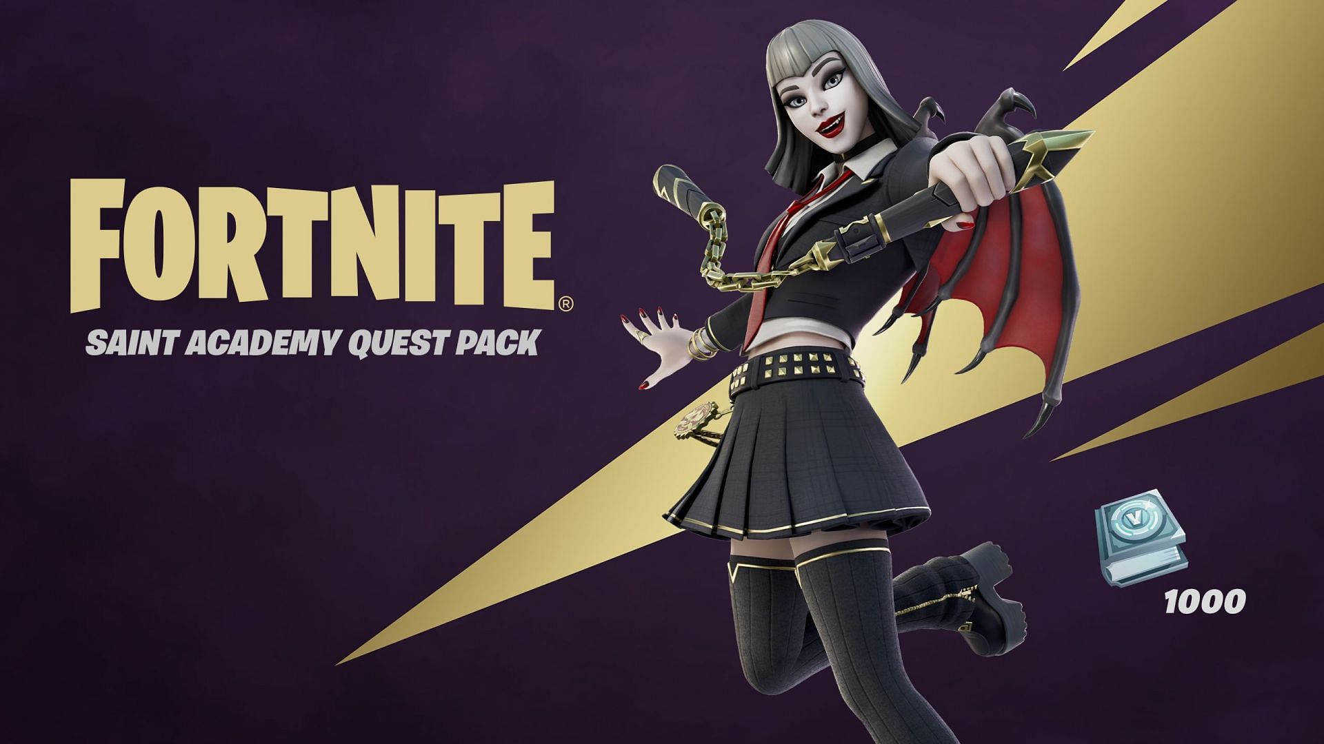 Le Pack De Quêtes Saint Academy A Été Ajouté Avec La Mise À Jour Fortnitemares (Image Via Epic Games)