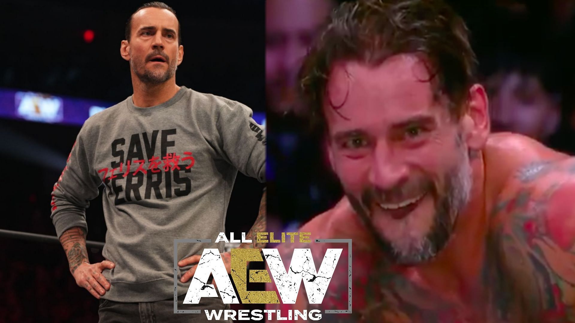 Punk has been with AEW since his debut in 2021.