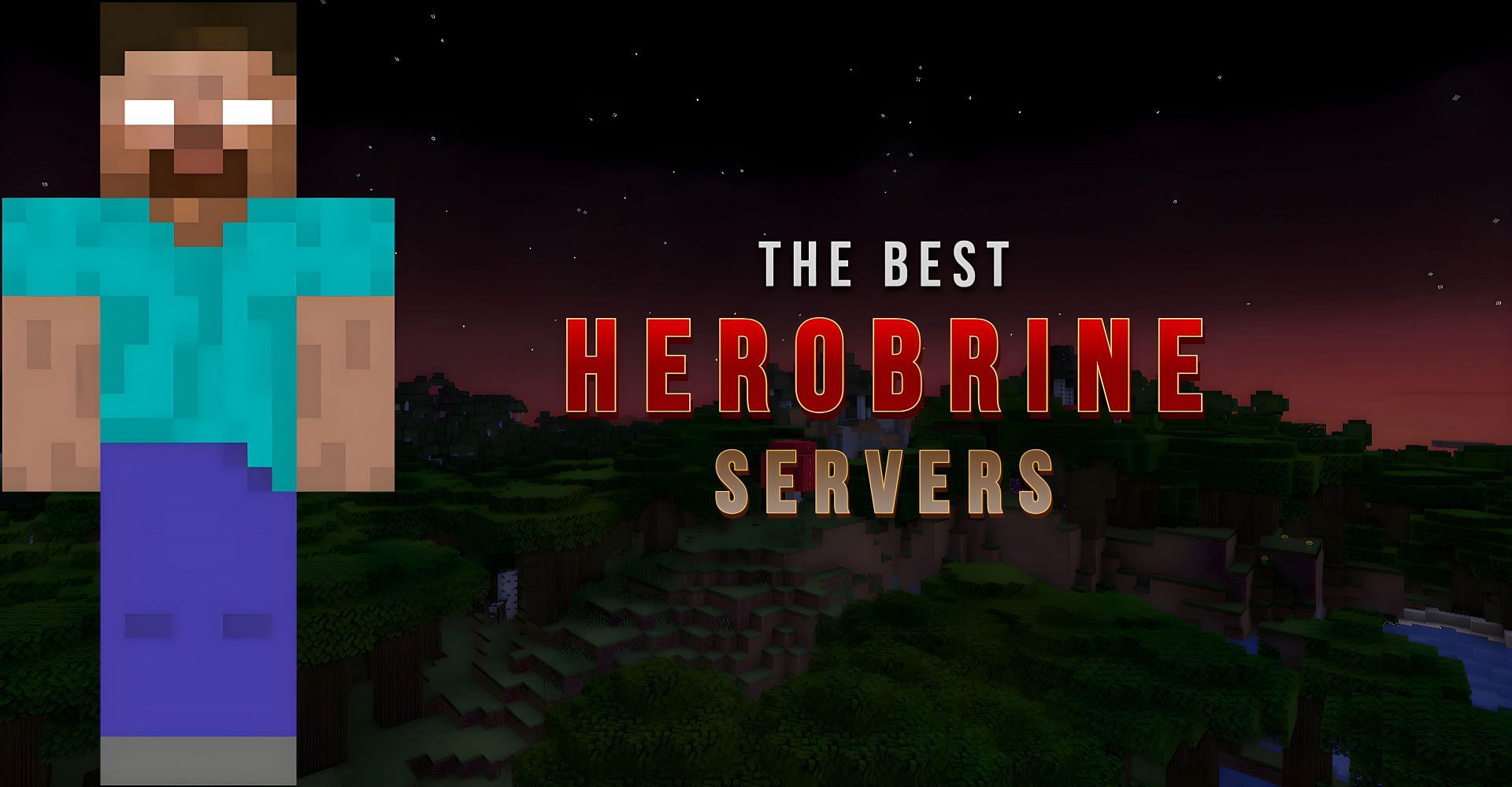 Herobrine servers in Minecraft are quite spooky (Image via Sportskeeda)