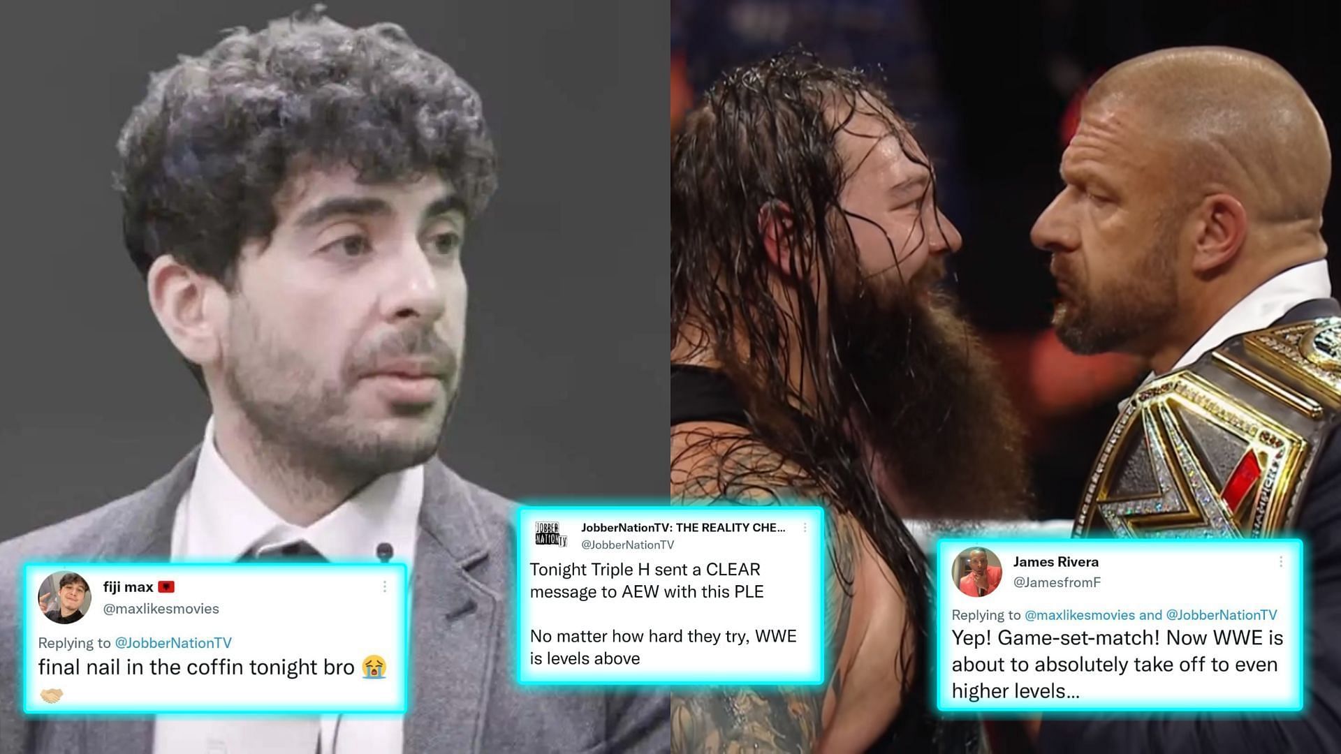 Wrestling fans took digs at Tony Khan after this year