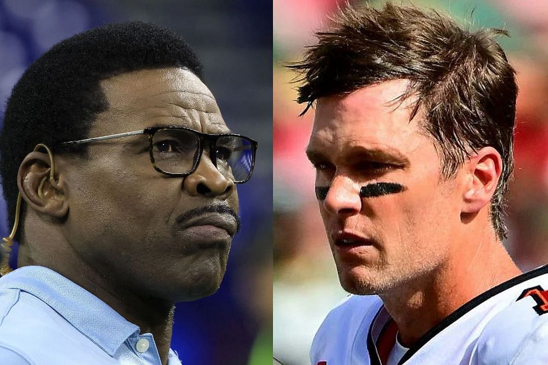 NFL Hall of Famer Michael Irvin and Bucs QB Tom Brady