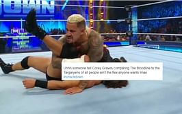 "So Gross" - WWE fans cringe on Twitter after Corey Graves compares The Bloodline to The Targaryen family from 'House of Dragons'
