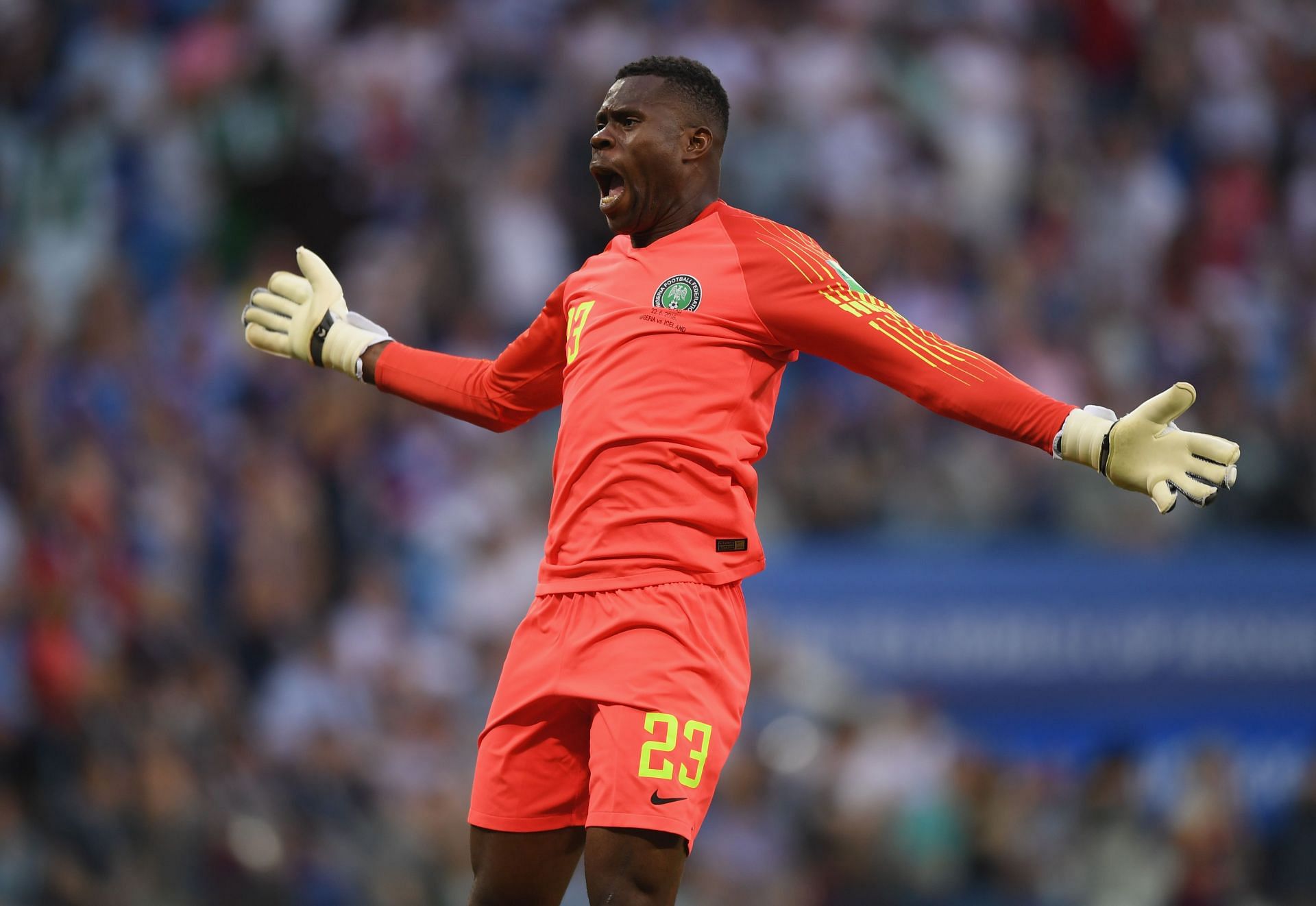 Francis Uzoho was in majestic form between the sticks against Manchester United.