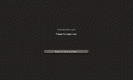 How to fix failed to login:null error in Minecraft