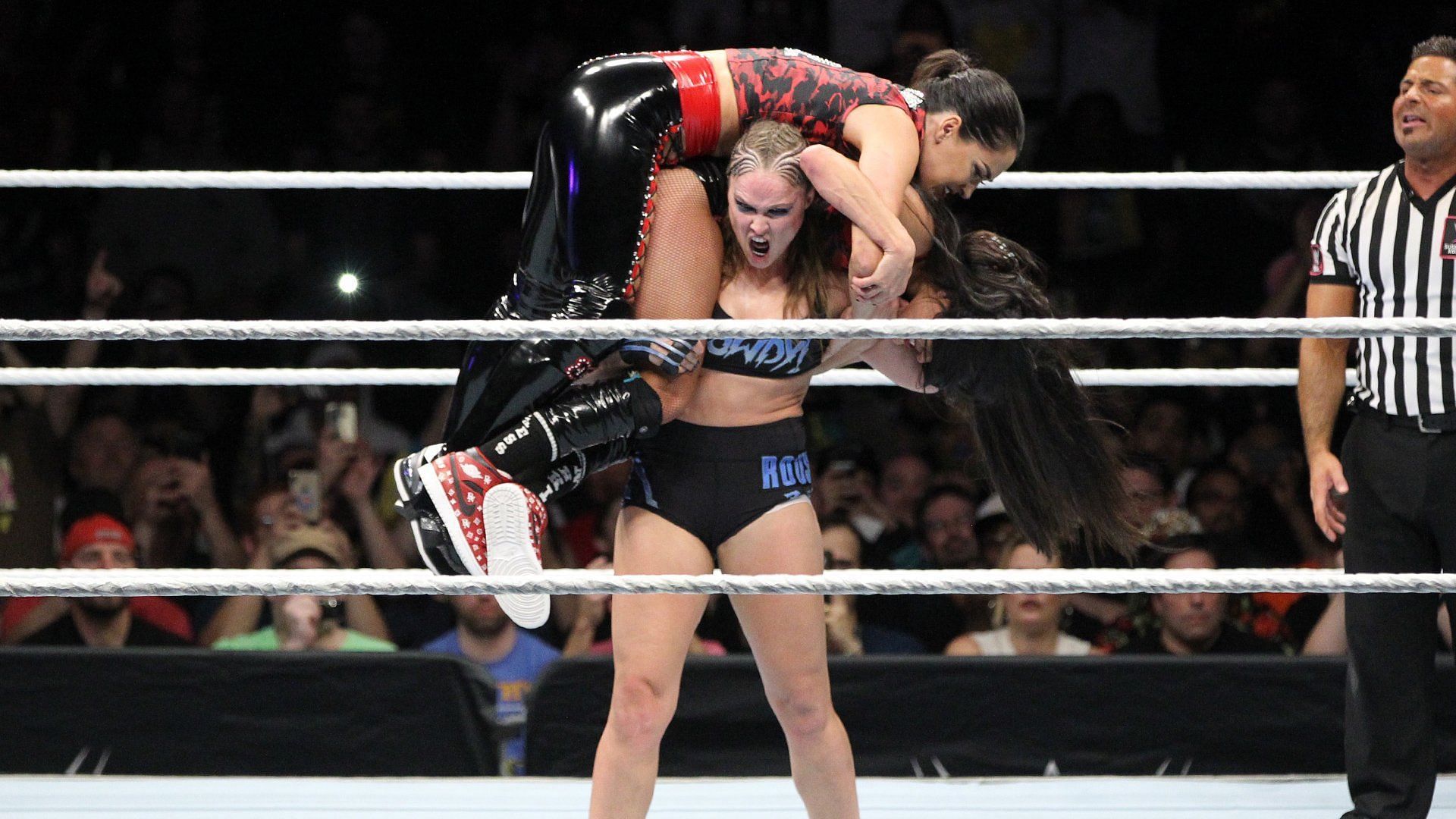 Ronda Rousey and The Bella Twins
