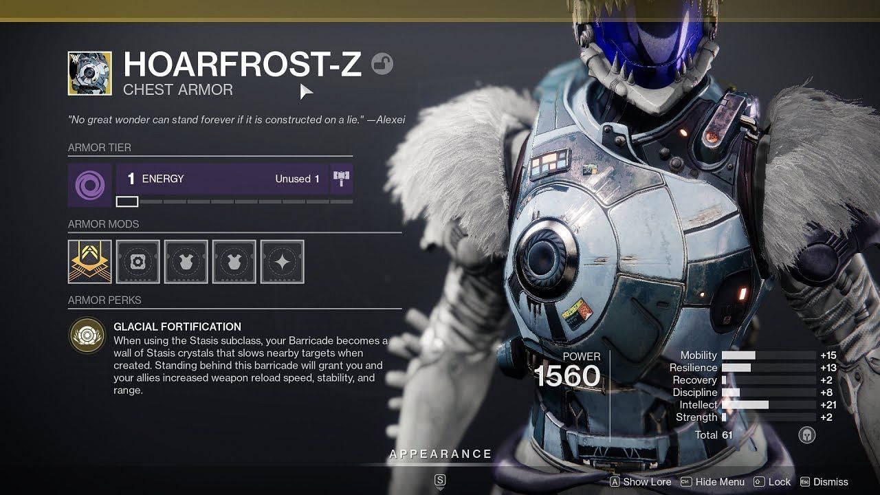 Hoarfrost Z for Titans was introduced in The Witch Queen (Image via Destiny 2)