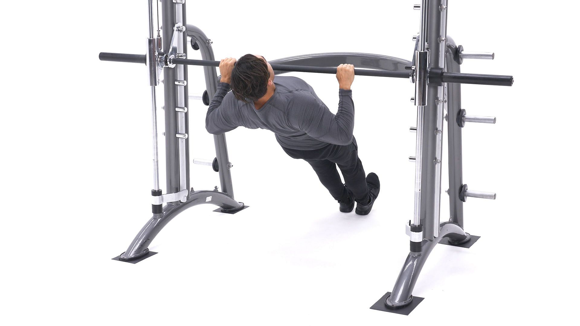 An Inverted Row on a Smith Machine
