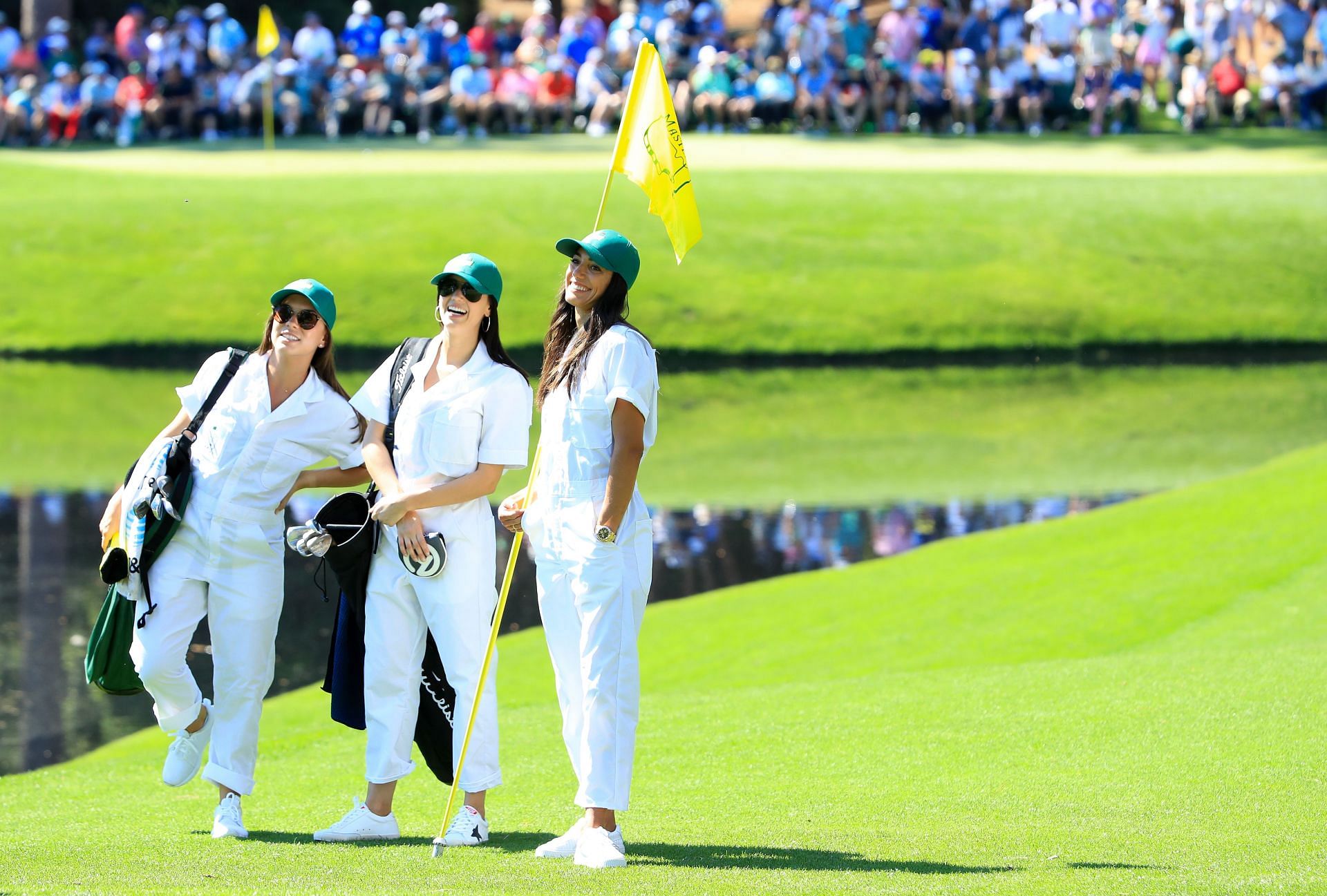 Annie Verret at The Masters - Par 3 Contest (Image via Andrew Redington/Getty Images)