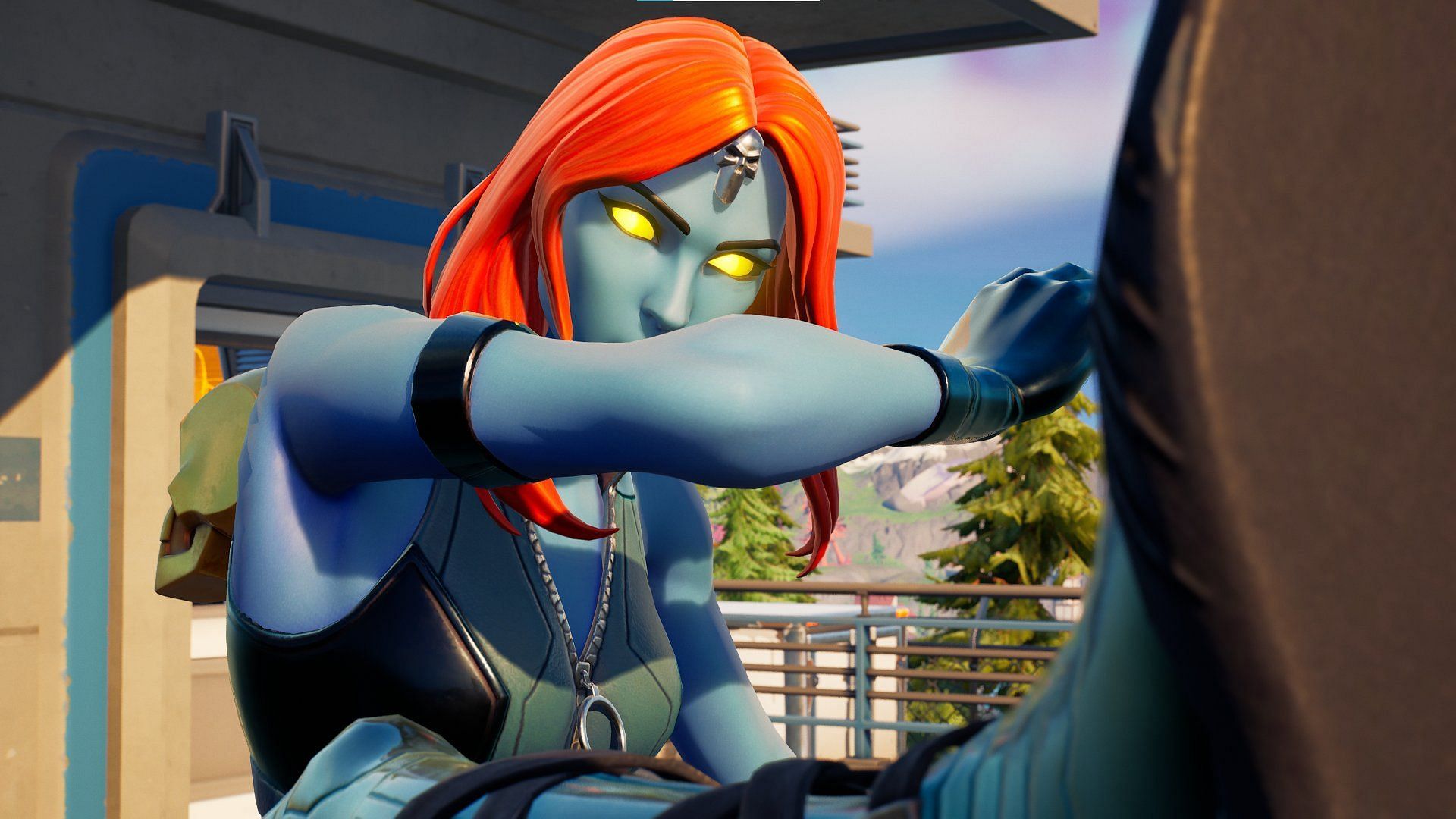 Mystique skin has yet again broken Fortnite (Image via Twitter/AraneaLux)