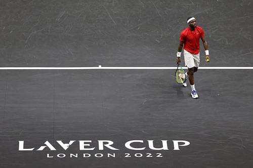 Tiafoe pictured at the 2022 Laver Cup.