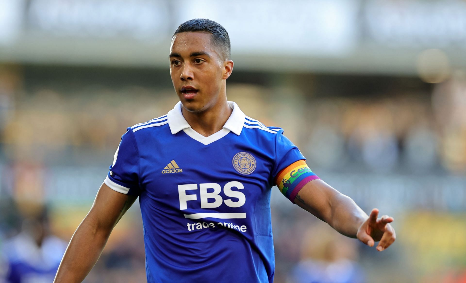 Tielemans in action for Leicester City against Wolves last weekend.