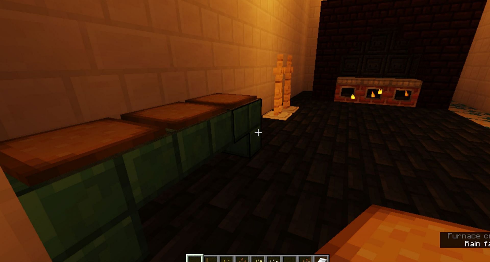 The Pizzacraft mod helps Minecraft players place pizza on a surface (Image via Spectre Raider)