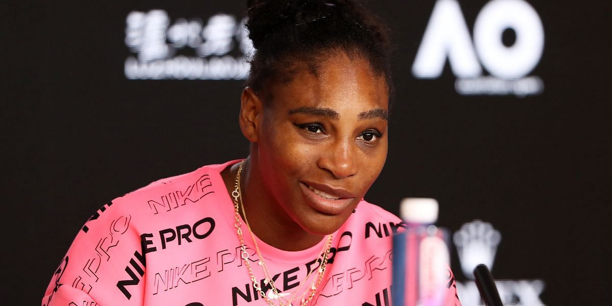 Serena Williams remained firm but did not lose her composure
