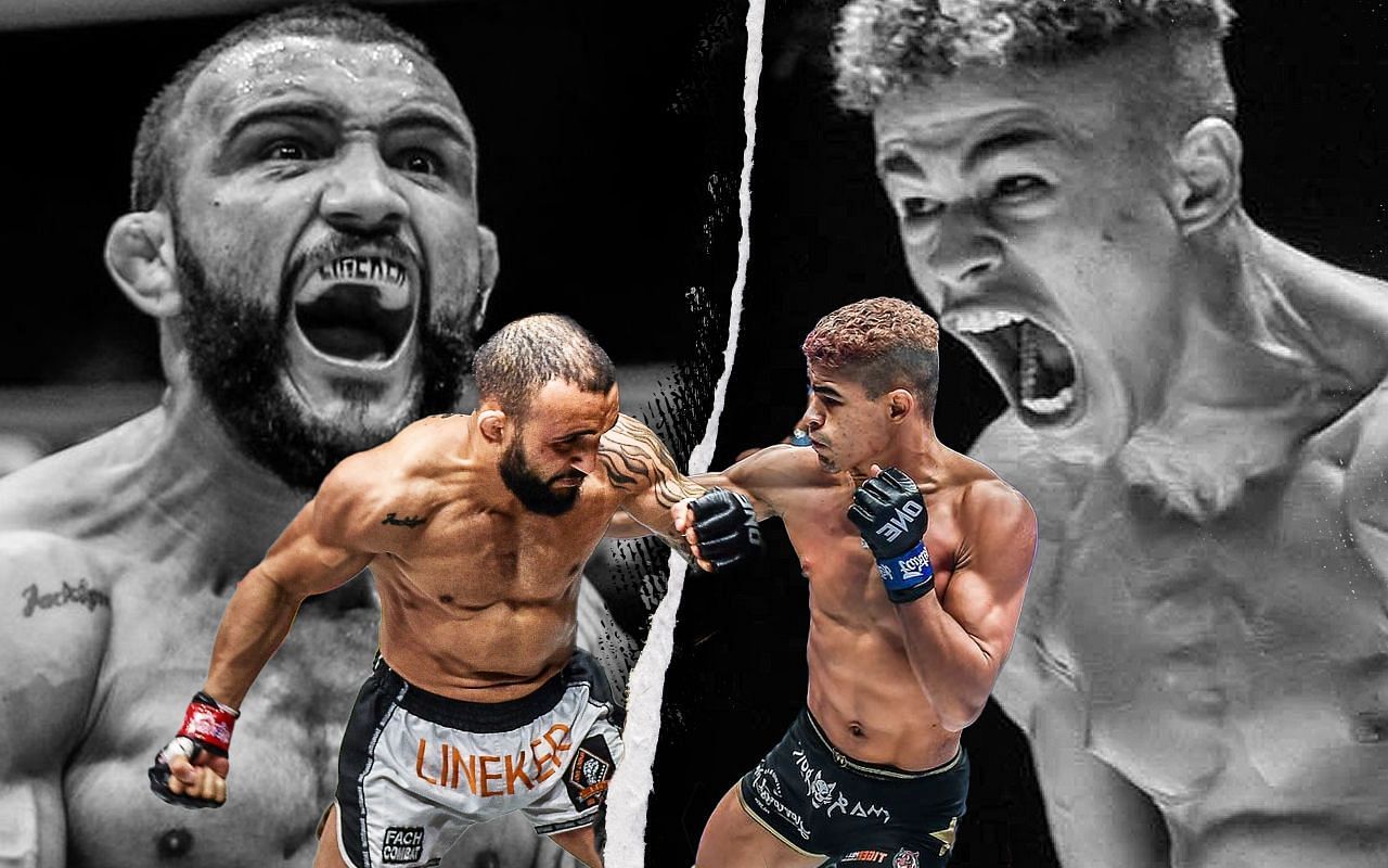 Breaking down the world title match between John Lineker (left) and Fabricio Andrade (right). [Photos ONE Championship]