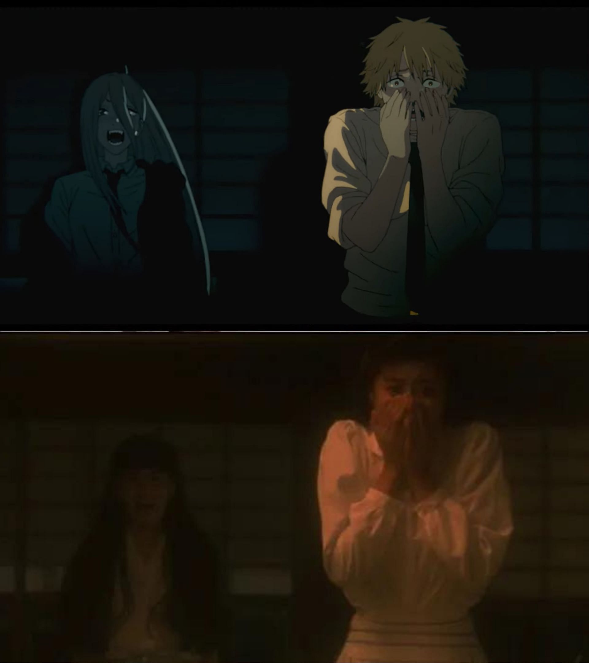 movie references in the chainsaw man anime opening kick back by