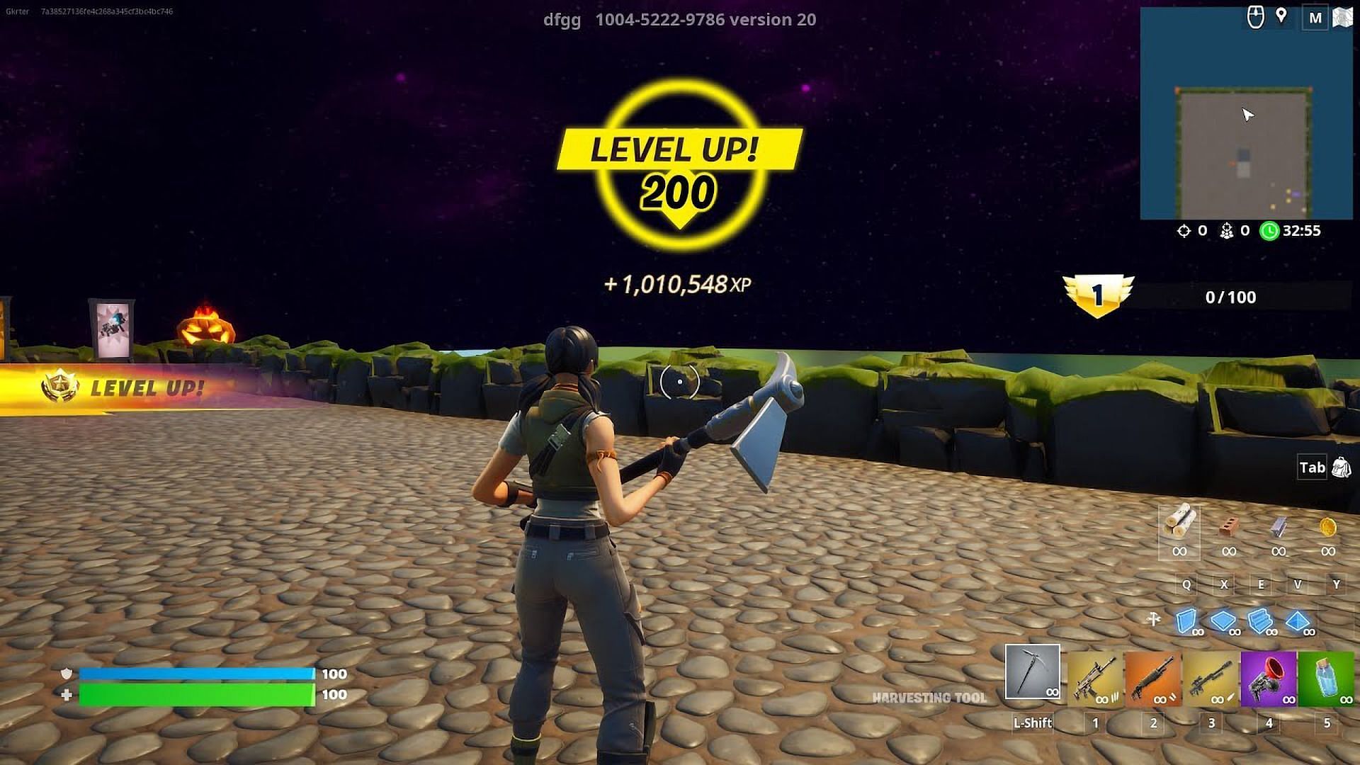 get to level 200 fast with this xp map #fortnite #xpmap