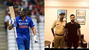 'एक सेंचुरी तो बनती है रोहित'- भारतीय कप्तान से मिले असम पुलिस के अधिकारी पोनजीत दोवराह