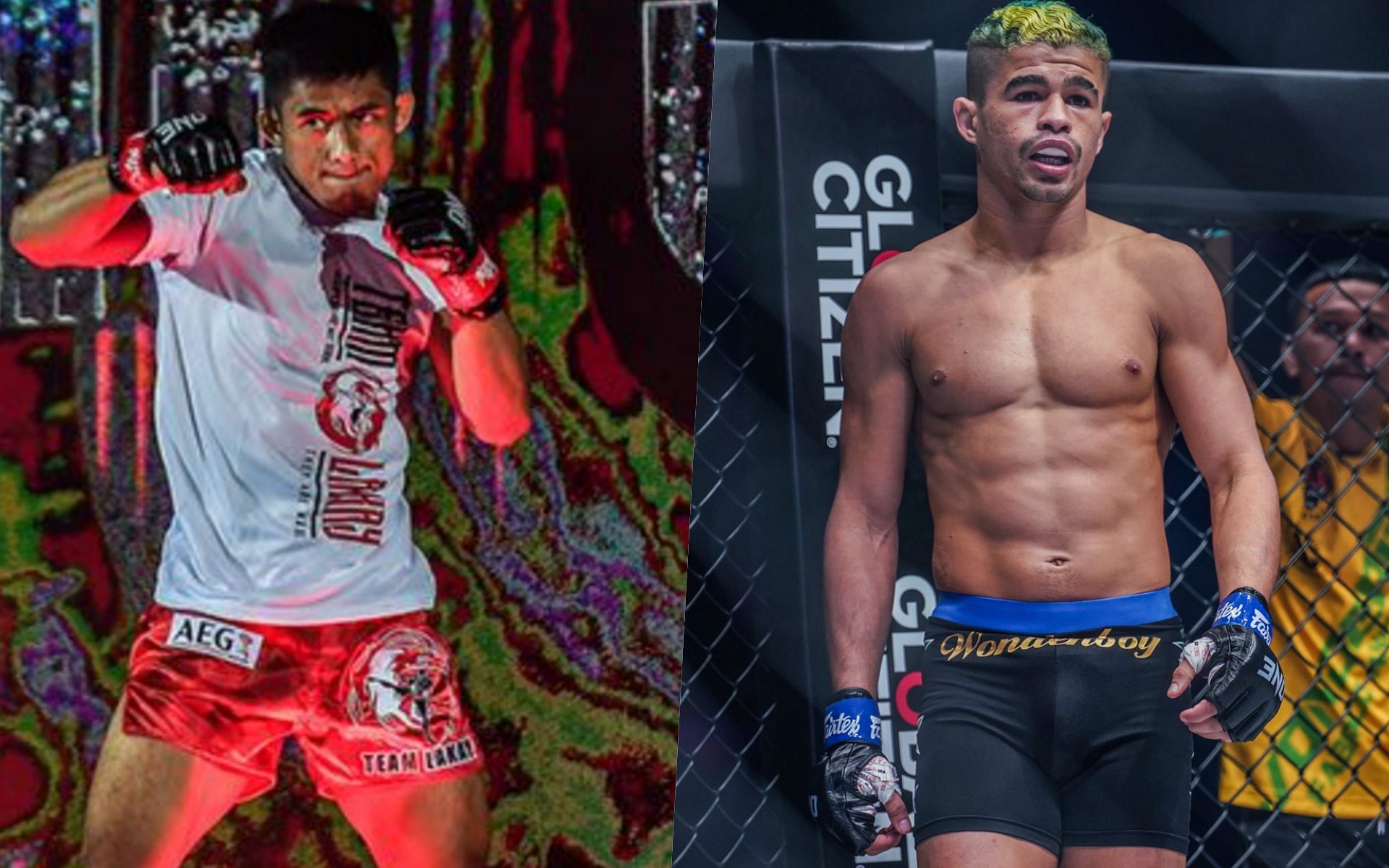 Stephen Loman (L) thinks Fabricio Andrade (R) should have been the ONE bantamweight world champion by now. | Photo by ONE Championship